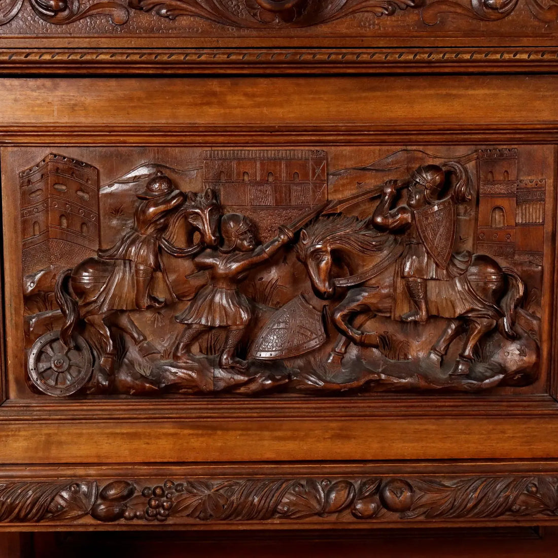Antique Cupboard Neo-Baroque Style Walnut XX Century - Italy, Early XX Century | Antiques | Cupboards