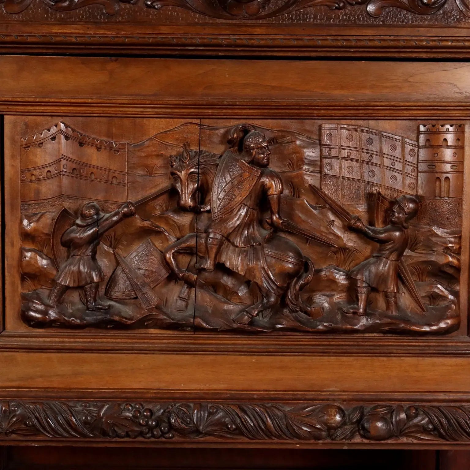 Antique Cupboard Neo-Baroque Style Walnut XX Century - Italy, Early XX Century | Antiques | Cupboards