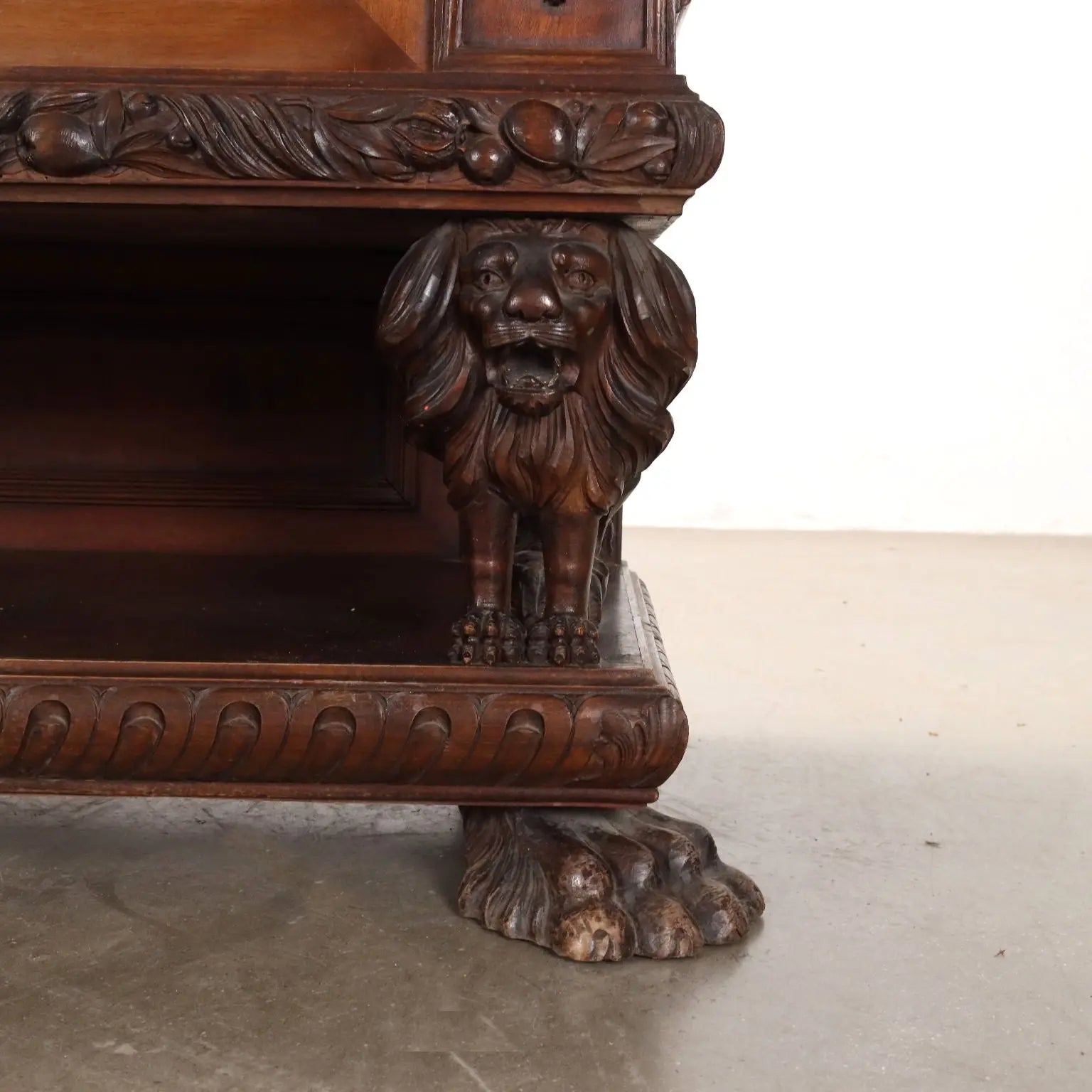 Antique Cupboard Neo-Baroque Style Walnut XX Century - Italy, Early XX Century | Antiques | Cupboards