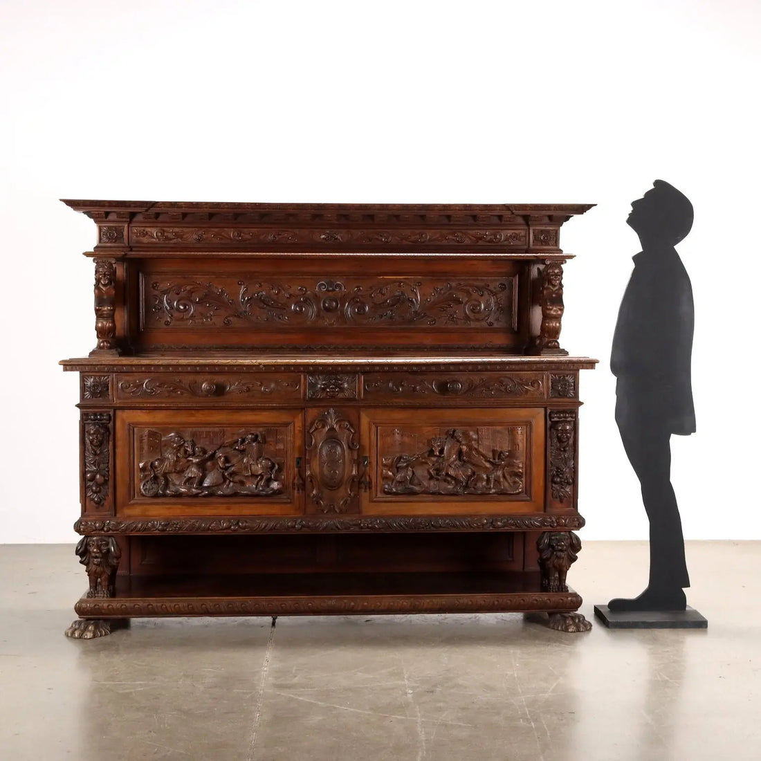 Antique Cupboard Neo-Baroque Style Walnut XX Century - Italy, Early XX Century | Antiques | Cupboards