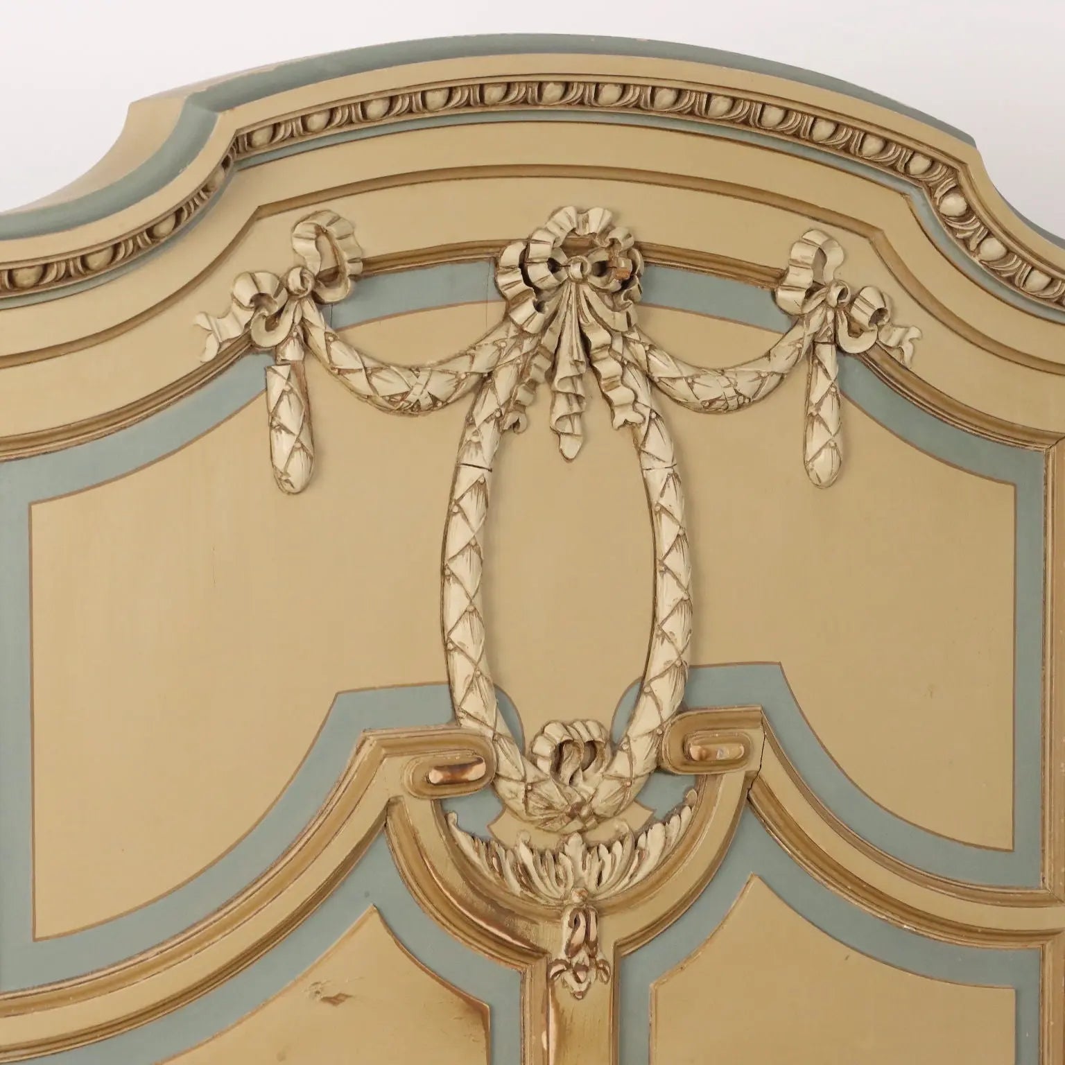 Neoclassical Bed in Lacquered Beech - Early 20th Century