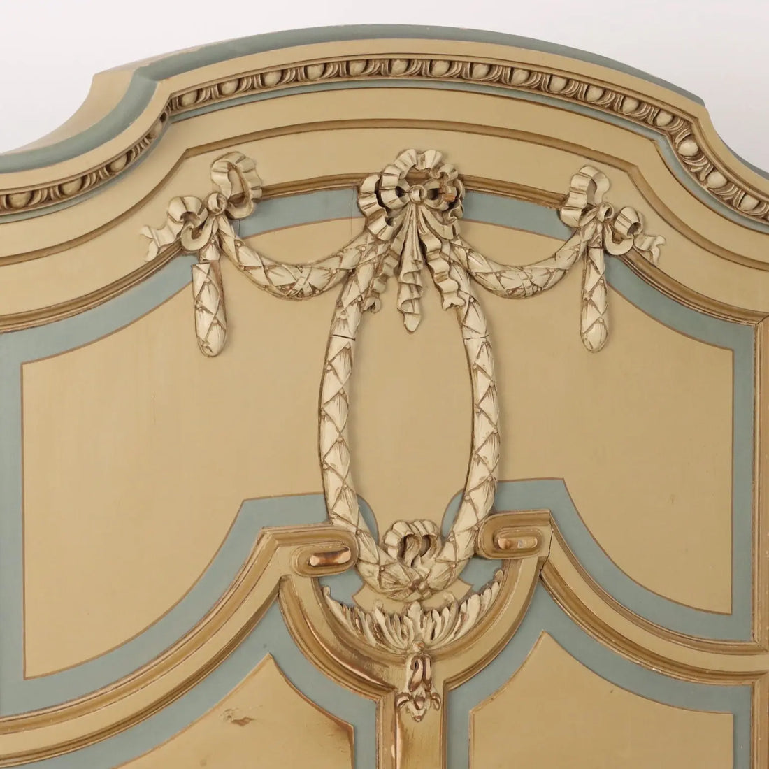 Neoclassical Bed in Lacquered Beech - Early 20th Century