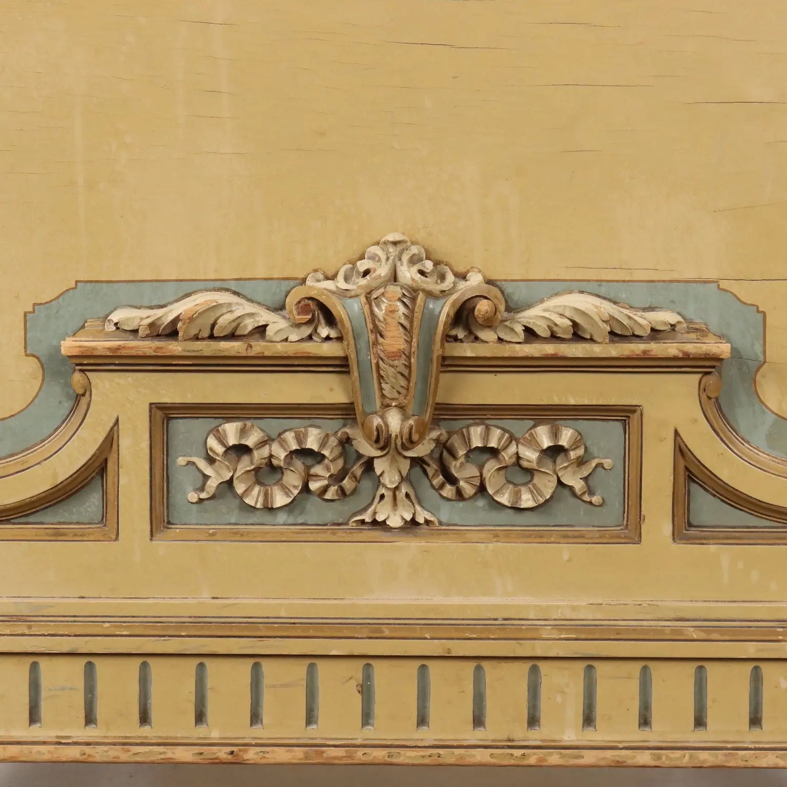 Neoclassical Bed in Lacquered Beech - Early 20th Century