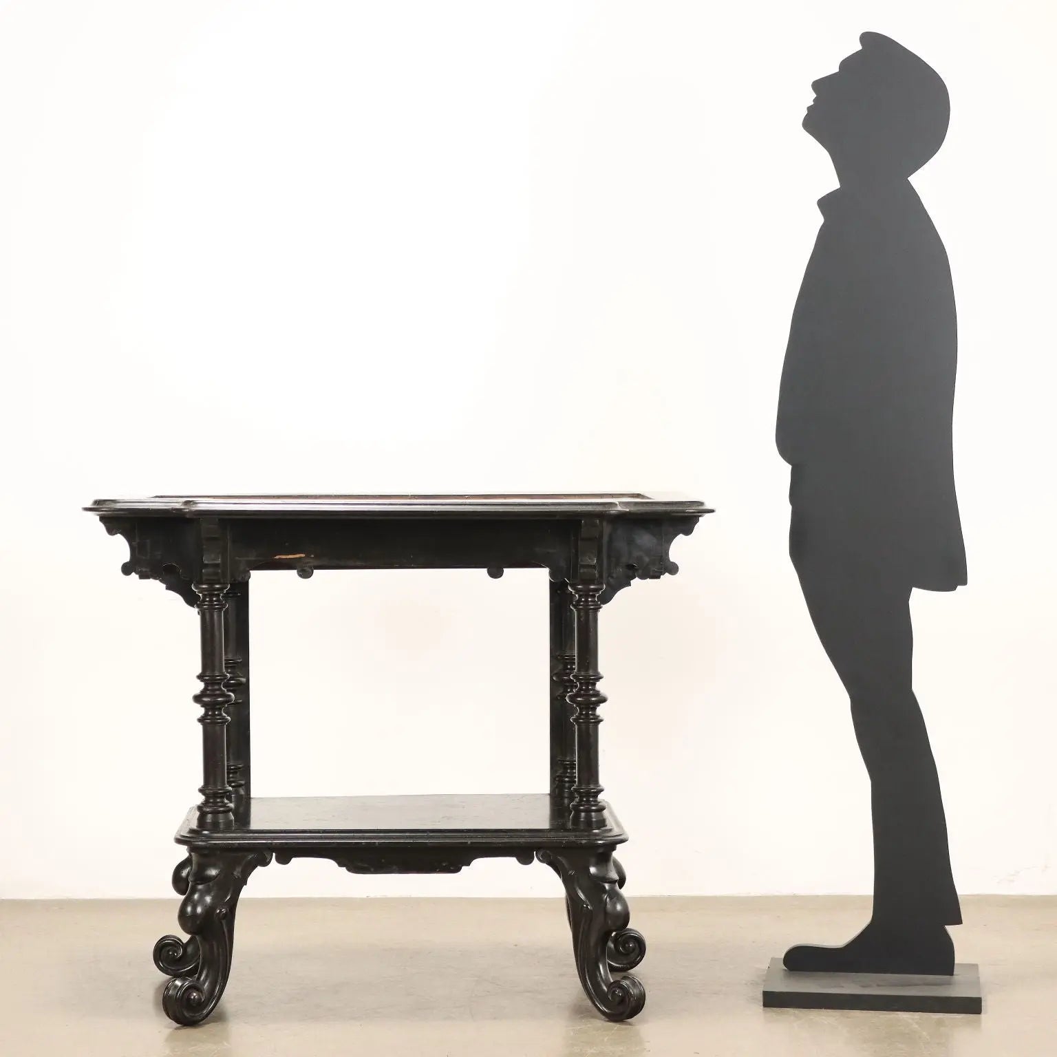 Antique Planter Louis Philippe Ebonized Walnut Italy XIX Century - Italy, Mid XIX Century | Antiques | Other