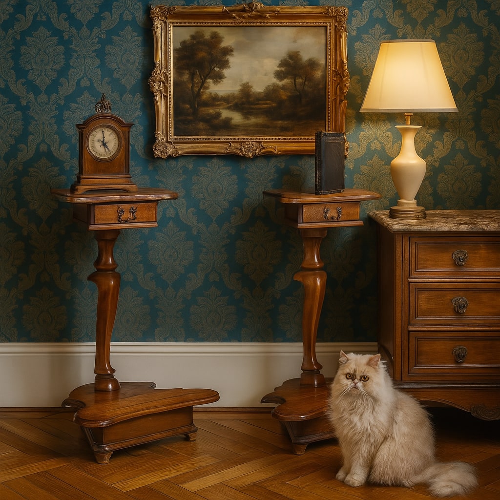 Antique Bedside Tables Baroque Style Beech Italy XIX Century - Italy, Late XIX Century | Antiques  Bedside Tables