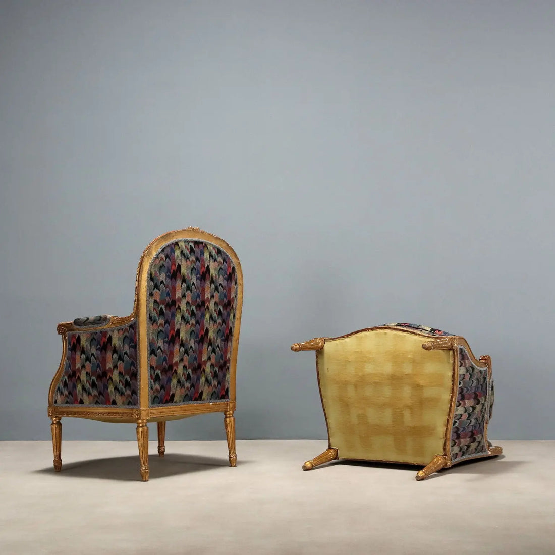 Antique Armchairs Neoclassical Style Carved Wood XIX Century - Italy, Late XIX Century | Antiques | Seating