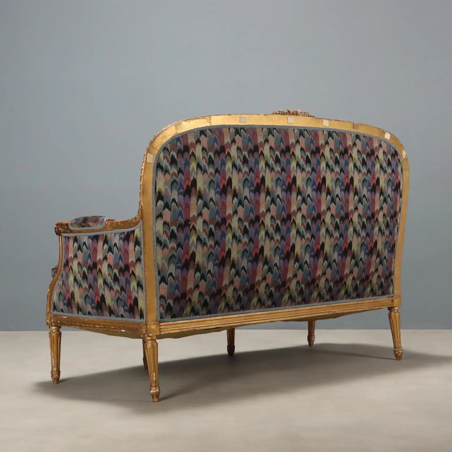Antique Sofa Neoclassical Style Carved Wood Italy XIX Century - Italy, Late XIX Century | Antiques | Seating