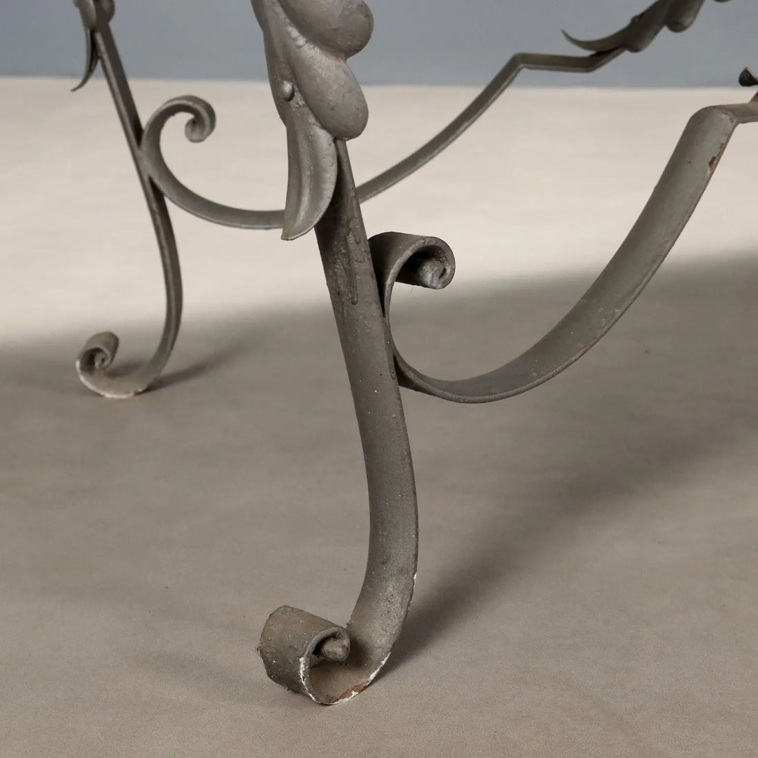 Antique Table Iron Marble Top Italy XX Century - Italy, XX Century | Antiques | Tables