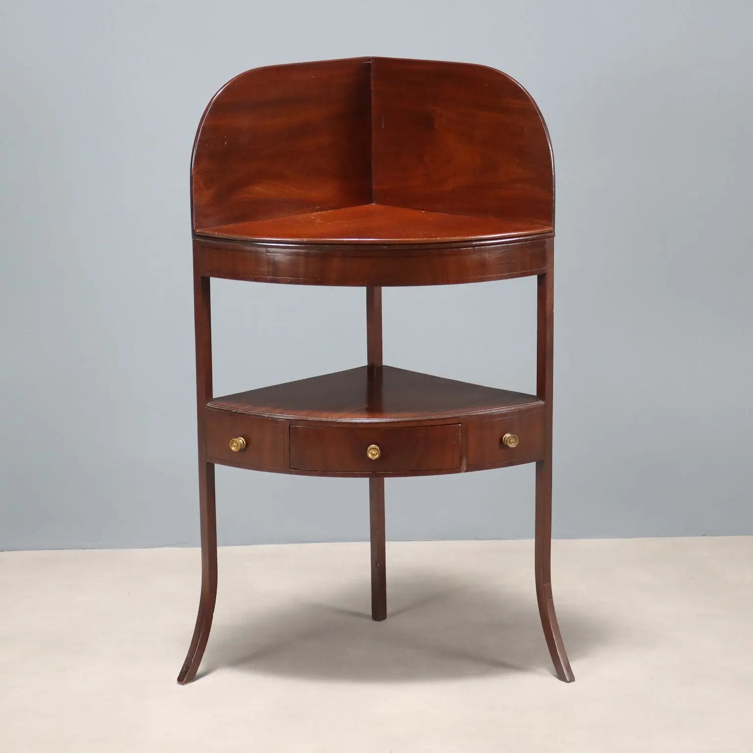 Antique Corner Cupboard Regency Style Mahogany England XX Century - Corner etagere | Antiques | Other Furniture