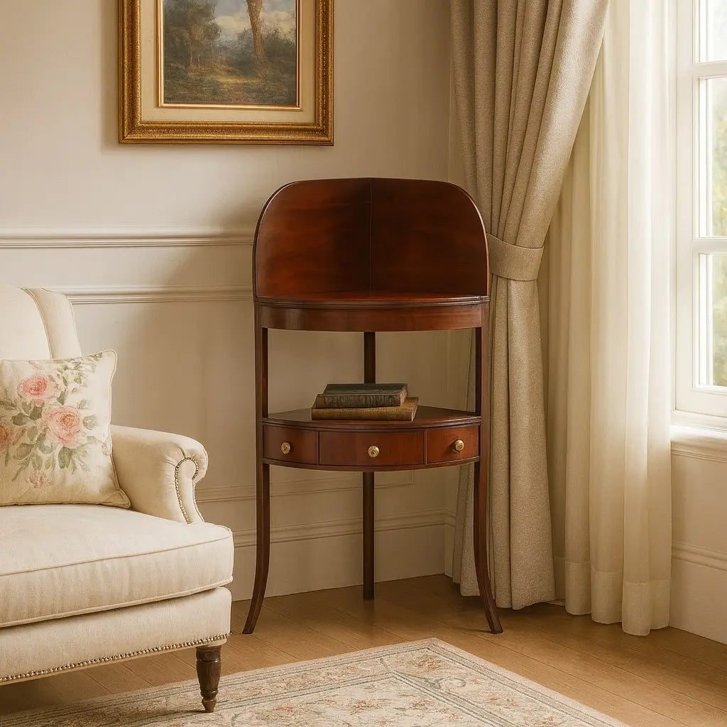 Antique Corner Cupboard Regency Style Mahogany England XX Century - Corner etagere | Antiques | Other Furniture