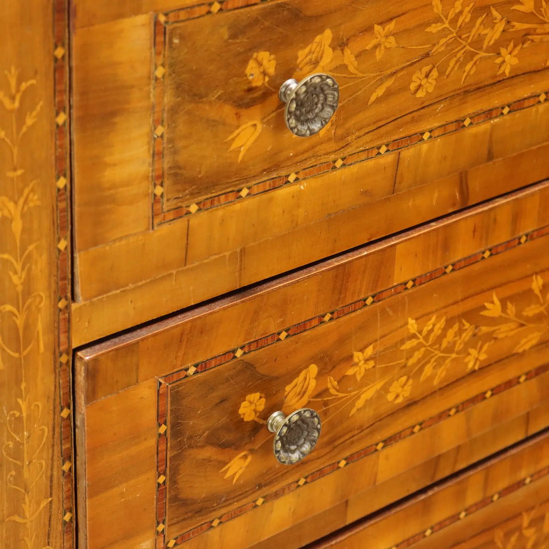 Antique Secrétaire Empire Style Walnut Veneer Italy XX Century - Italy, XX Century | Antiques | Drop-Leaf Secretaire & Secretaire