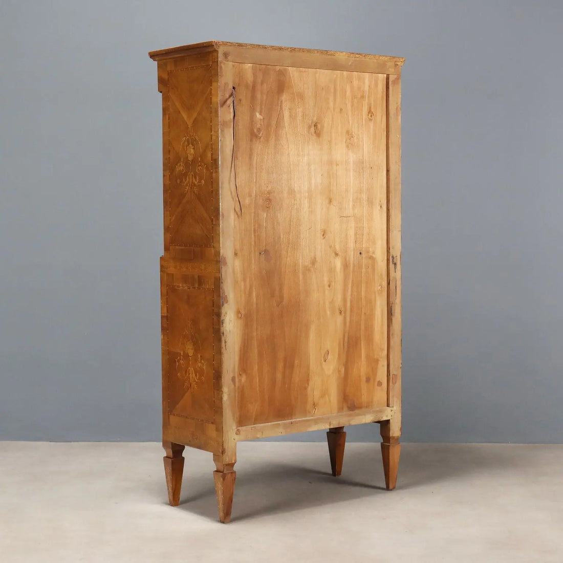 Antique Secrétaire Empire Style Walnut Veneer Italy XX Century - Italy, XX Century | Antiques | Drop-Leaf Secretaire & Secretaire