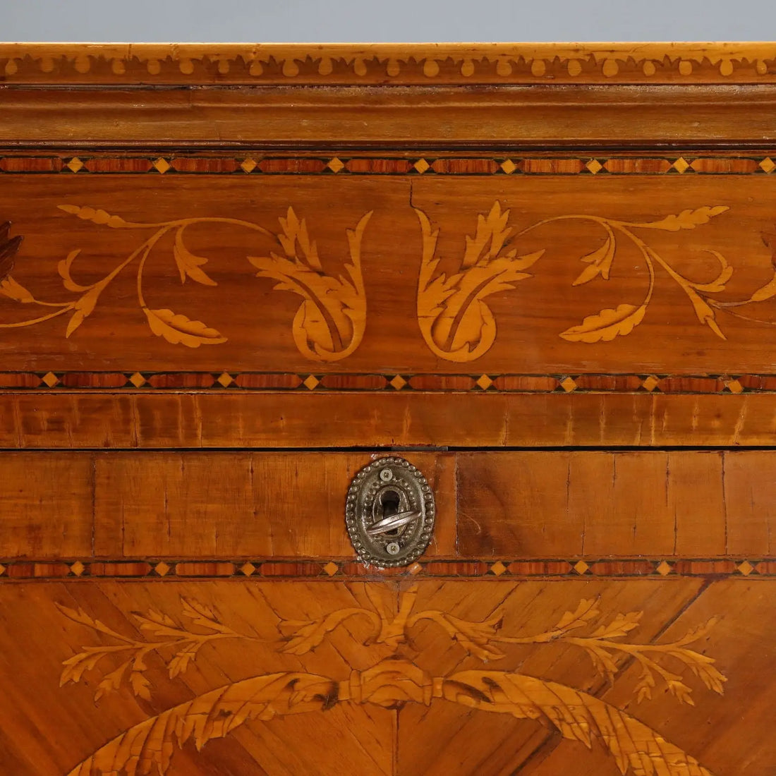 Antique Secrétaire Empire Style Walnut Veneer Italy XX Century - Italy, XX Century | Antiques | Drop-Leaf Secretaire & Secretaire