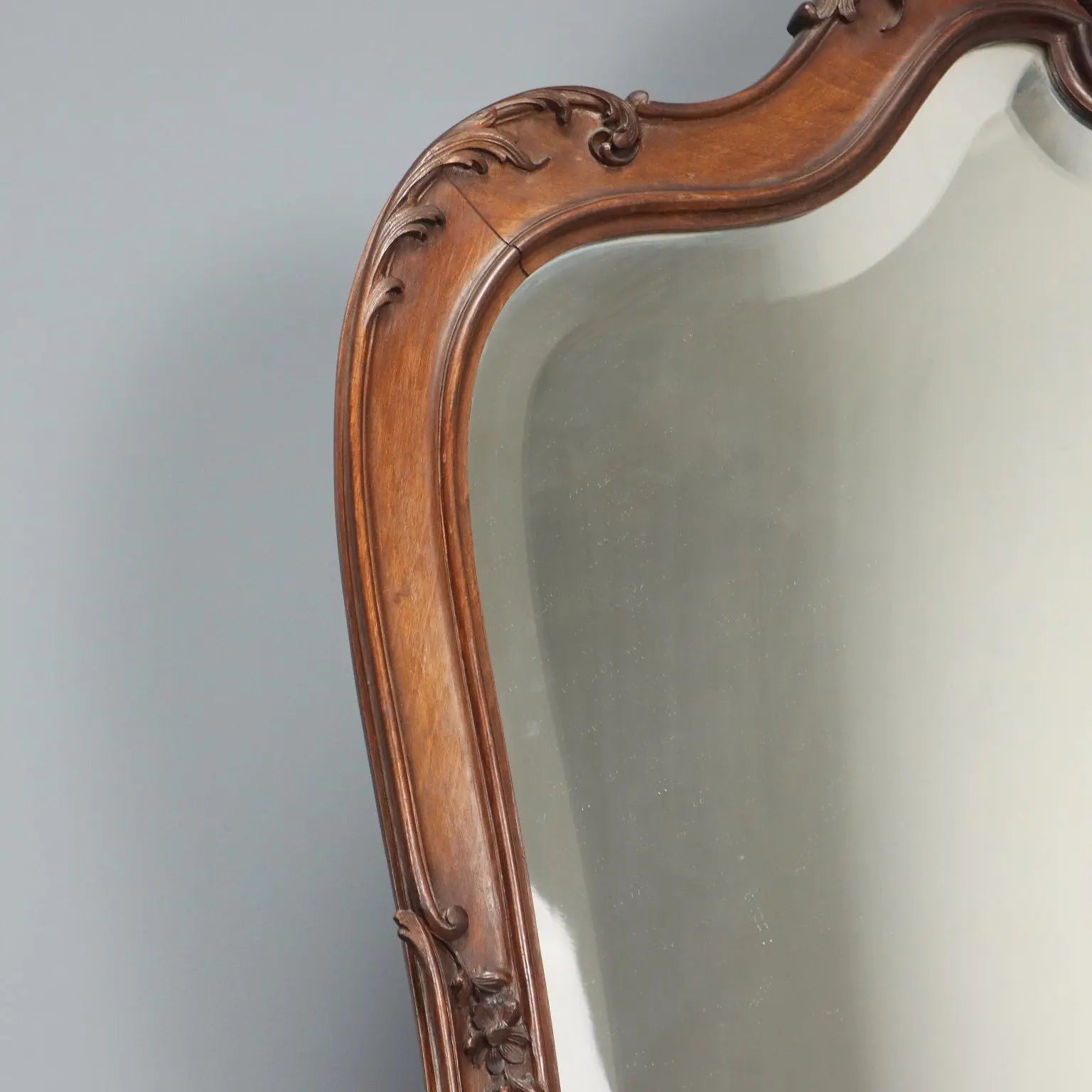 Antique Console Mahogany Velvet Glass Italy XIX Century - Italy, Late XIX Century | Antiques | Consoles