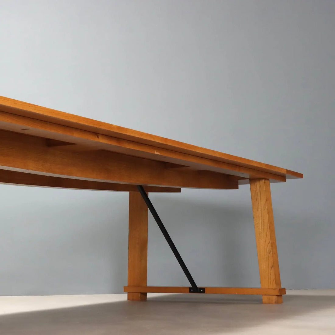 Antique Table Oak Wood Metal Italy XX Century - Italy, XX Century | Antiques | Tables