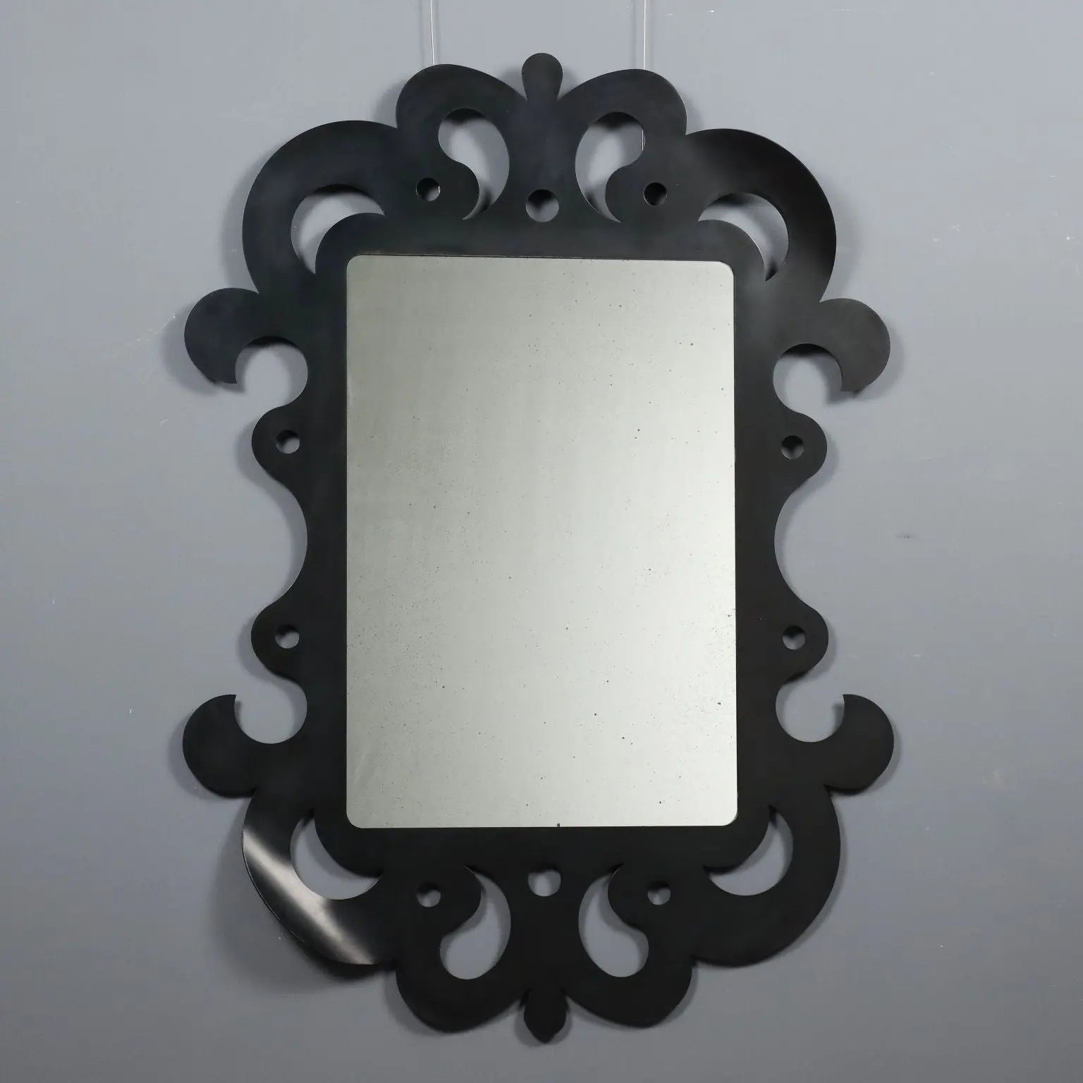 Antique Mirror Perforated Iron Italy XX Century - Italy, XX Century | Antiques | Mirrors & Frames