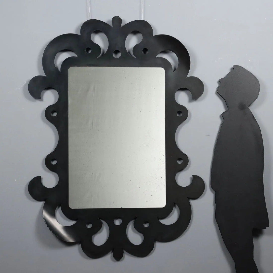 Antique Mirror Perforated Iron Italy XX Century - Italy, XX Century | Antiques | Mirrors & Frames