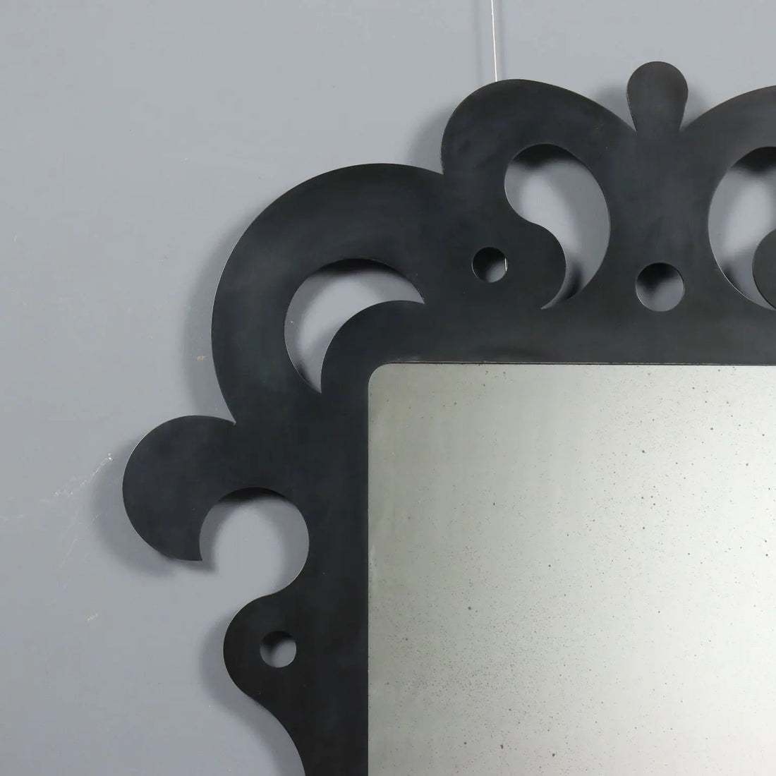 Antique Mirror Perforated Iron Italy XX Century - Italy, XX Century | Antiques | Mirrors & Frames
