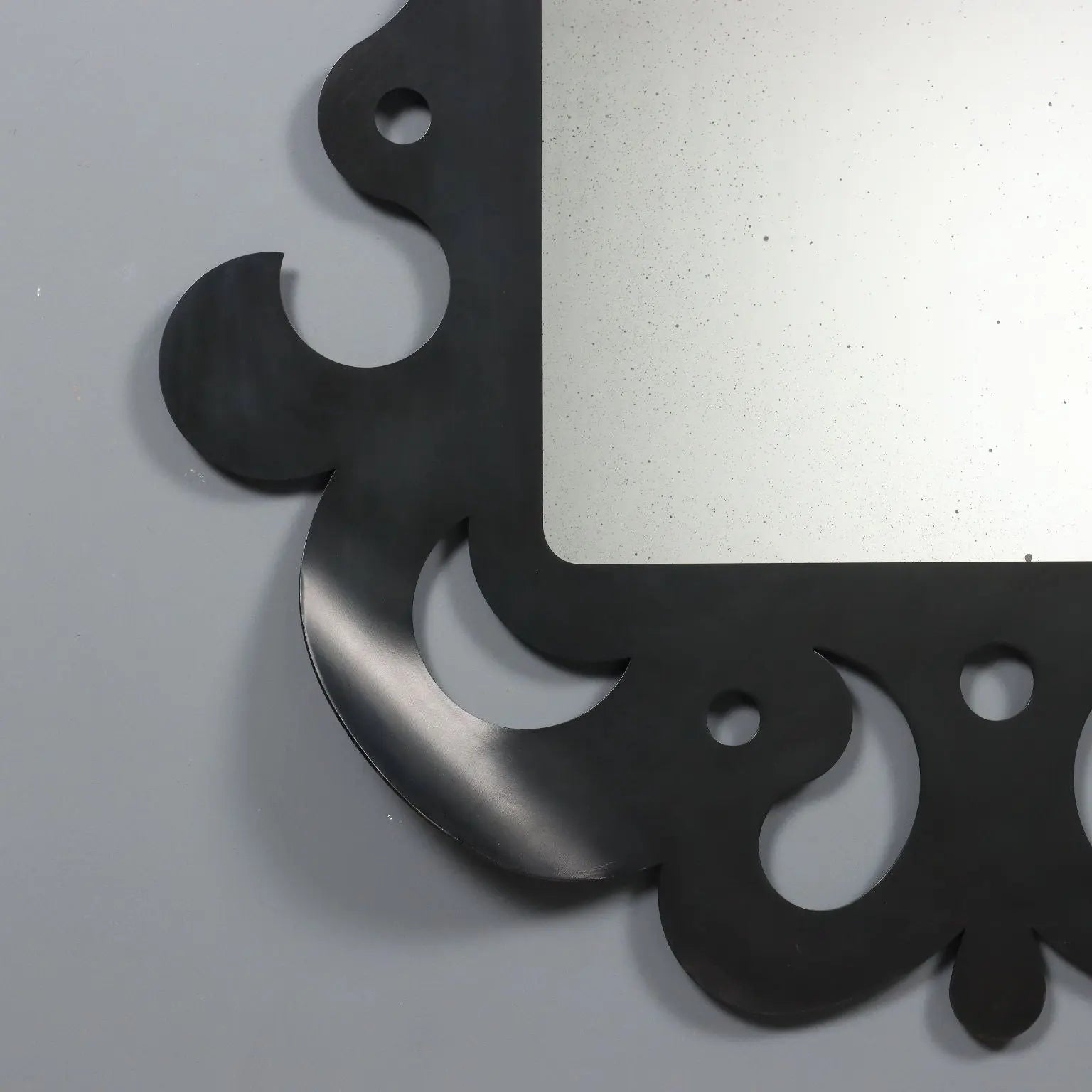 Antique Mirror Perforated Iron Italy XX Century - Italy, XX Century | Antiques | Mirrors & Frames