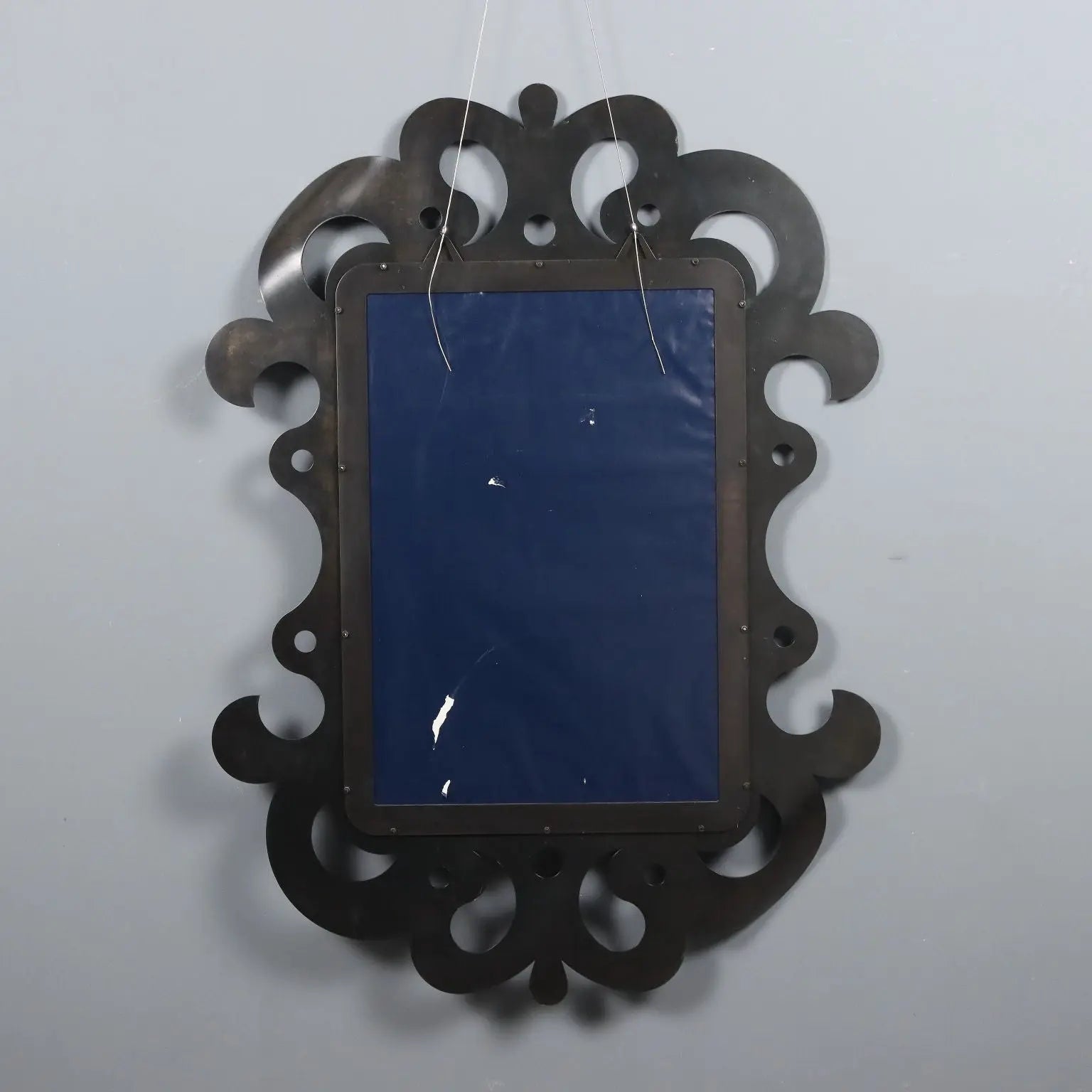 Antique Mirror Perforated Iron Italy XX Century - Italy, XX Century | Antiques | Mirrors & Frames