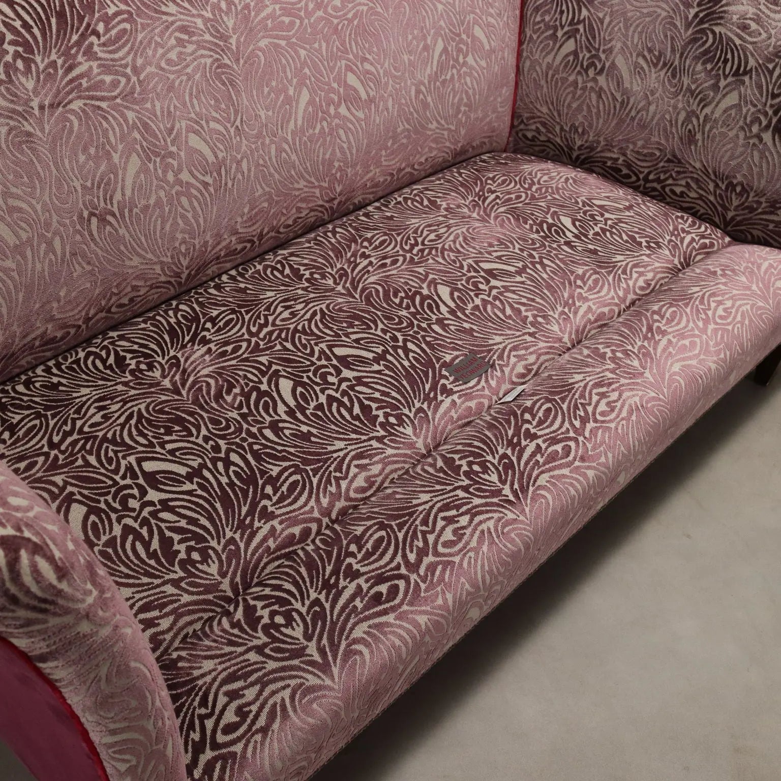 Antique Sofa Velvet Walnut Painted Beech Italy XX Century - Italy, XX Century | Antiques | Seating