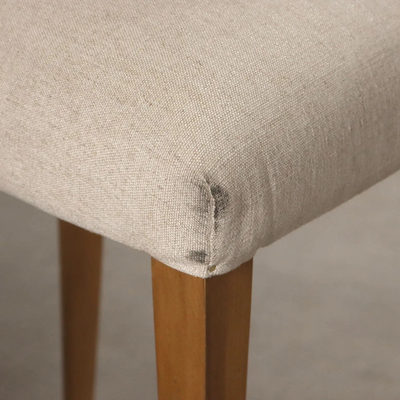 William Yeoward English Stools - Beech & Brass