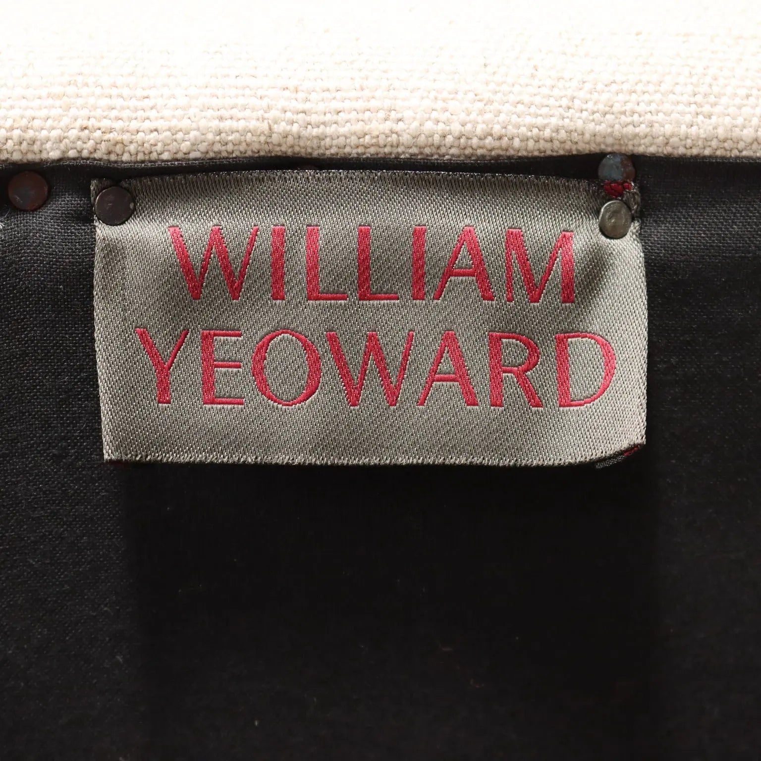 William Yeoward English Stools - Beech & Brass