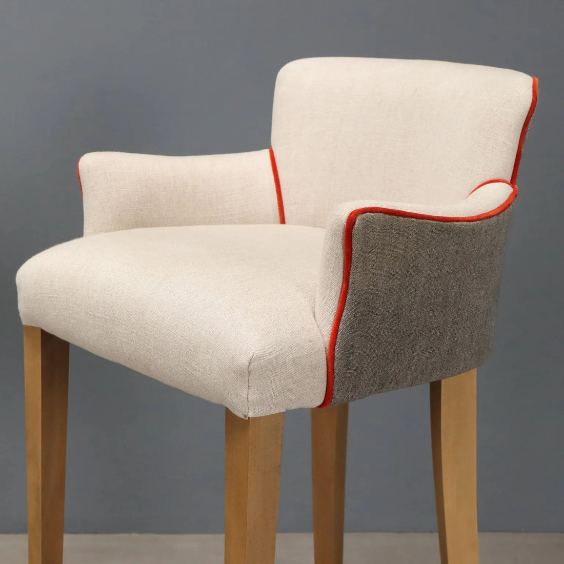William Yeoward English Stools - Beech & Brass