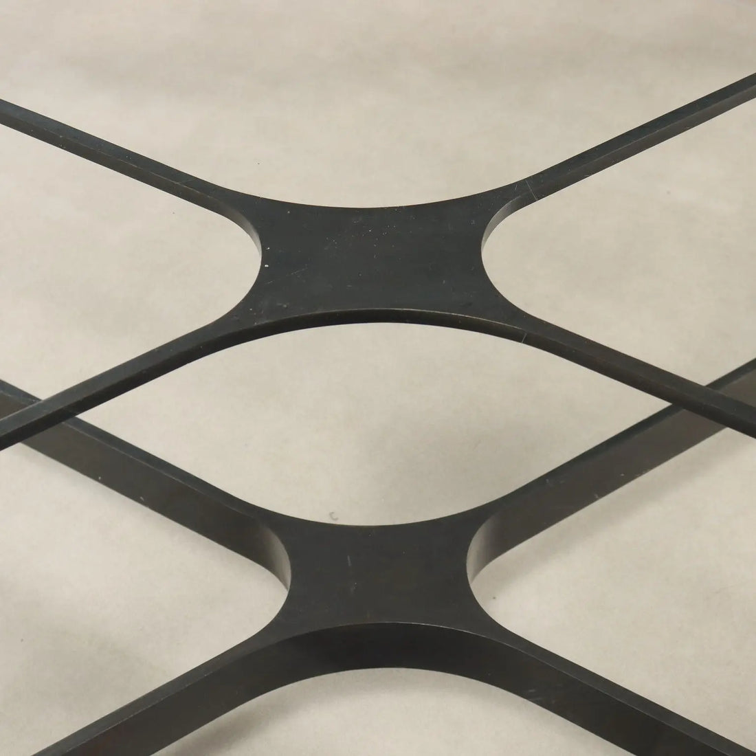 Lacquered Iron Coffee Table - Italy 20th Century