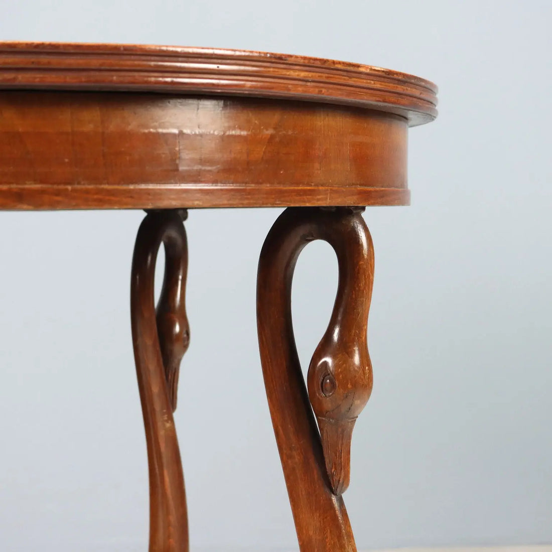 Carved Walnut and Beech Table - Italy 20th Century