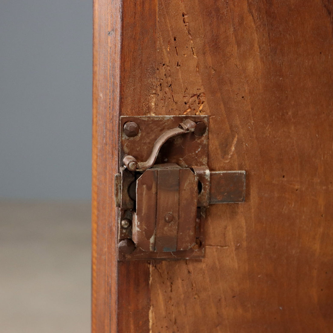 Antique Cupboard Walnut 4 Doors Decorations Italy XX Century