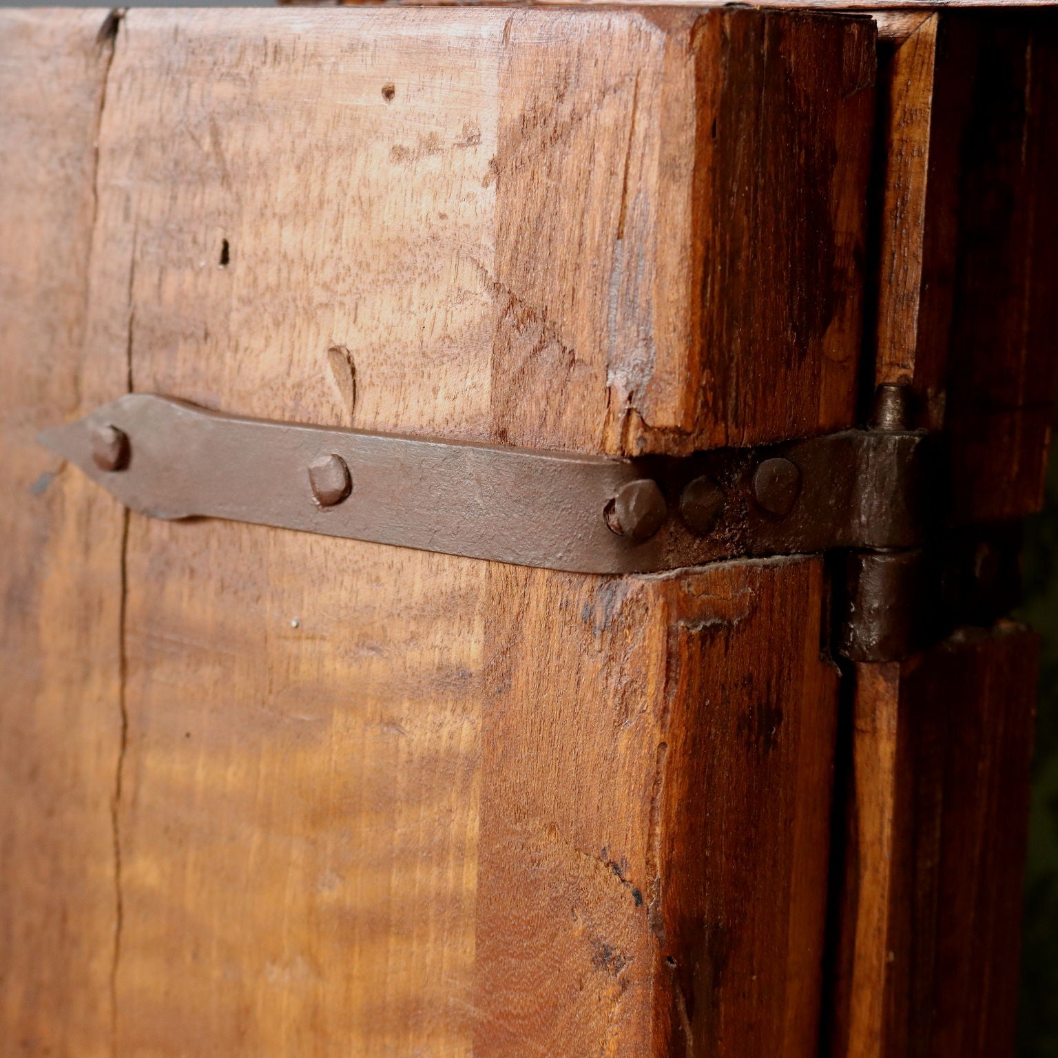 Antique Cupboard Walnut 4 Doors Decorations Italy XX Century