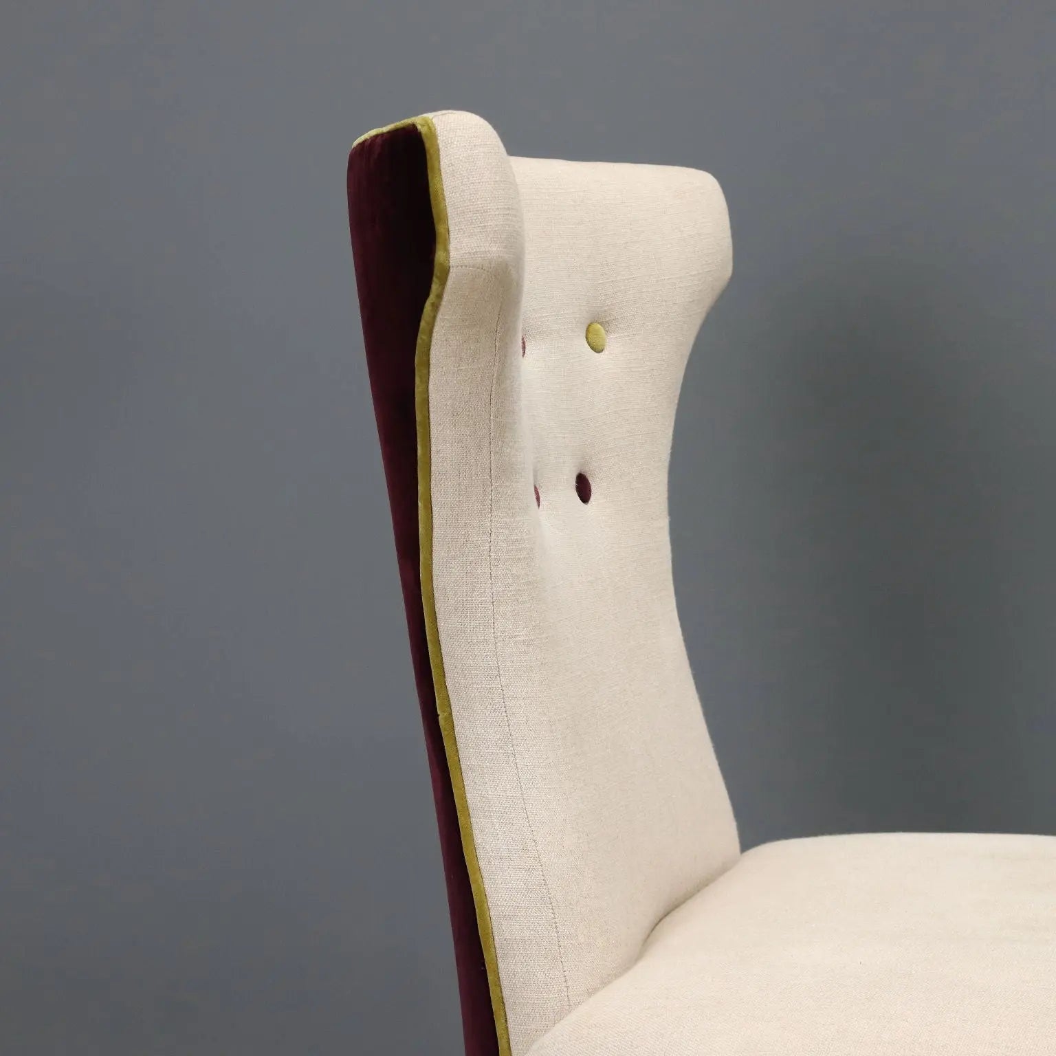 William Yeoward Chairs in Multicolored Fabric