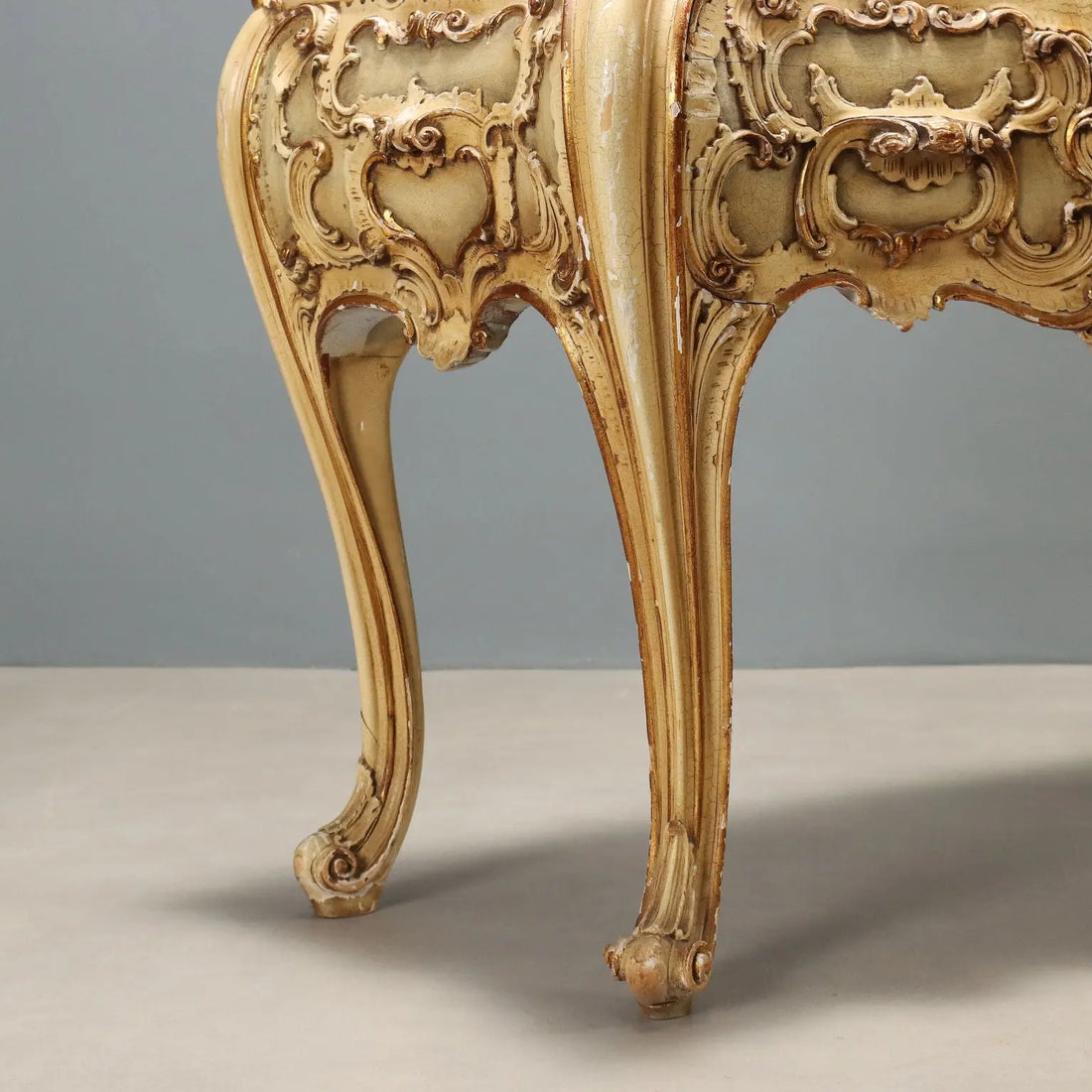 Antique Chest of Drawers Rococo Style Wood Marble XX Century - Italy, Mid XX Century | Antiques | Chest of Drawers & Commodes