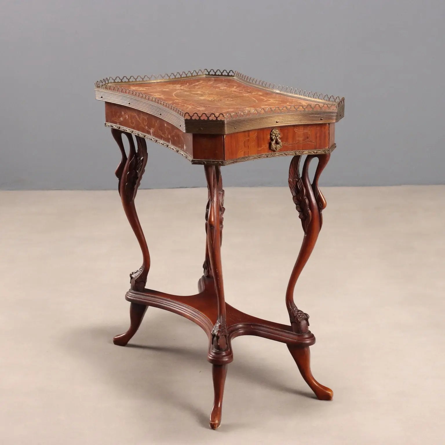 Antique Small Table Fruit Wood Bois de Rose XX Century - Italy, XX Century | Antiques | Side & Coffee Tables