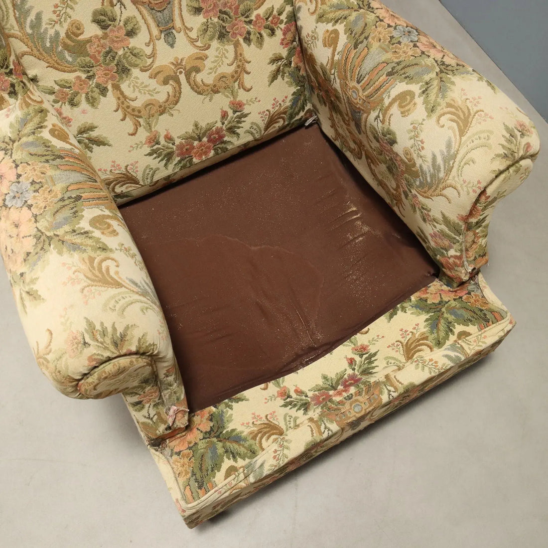 Antique Bergere Armchairs Beech Fabric Italy XX Century - Italy, Early XX Century | Antiques | Seating