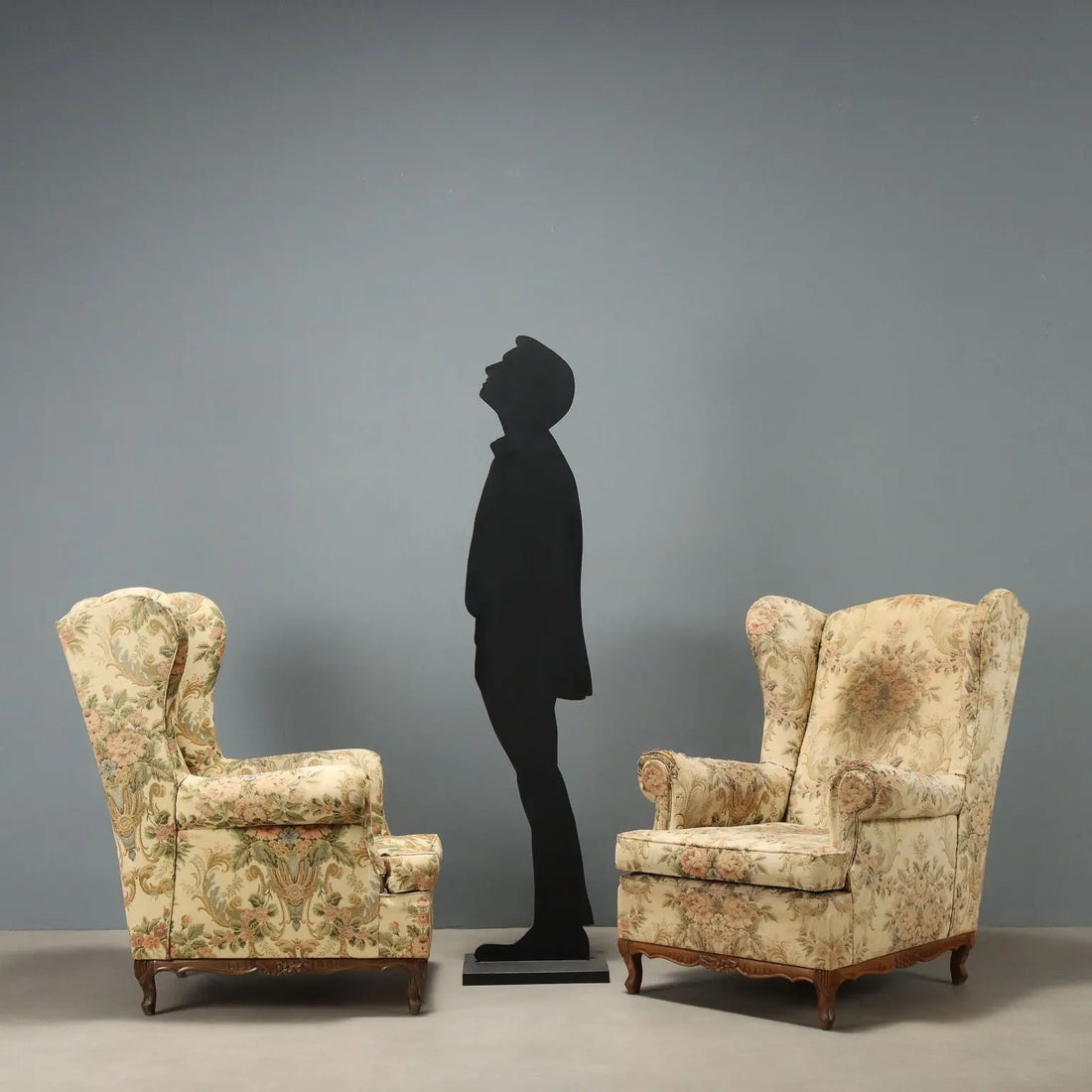 Antique Bergere Armchairs Beech Fabric Italy XX Century - Italy, Early XX Century | Antiques | Seating