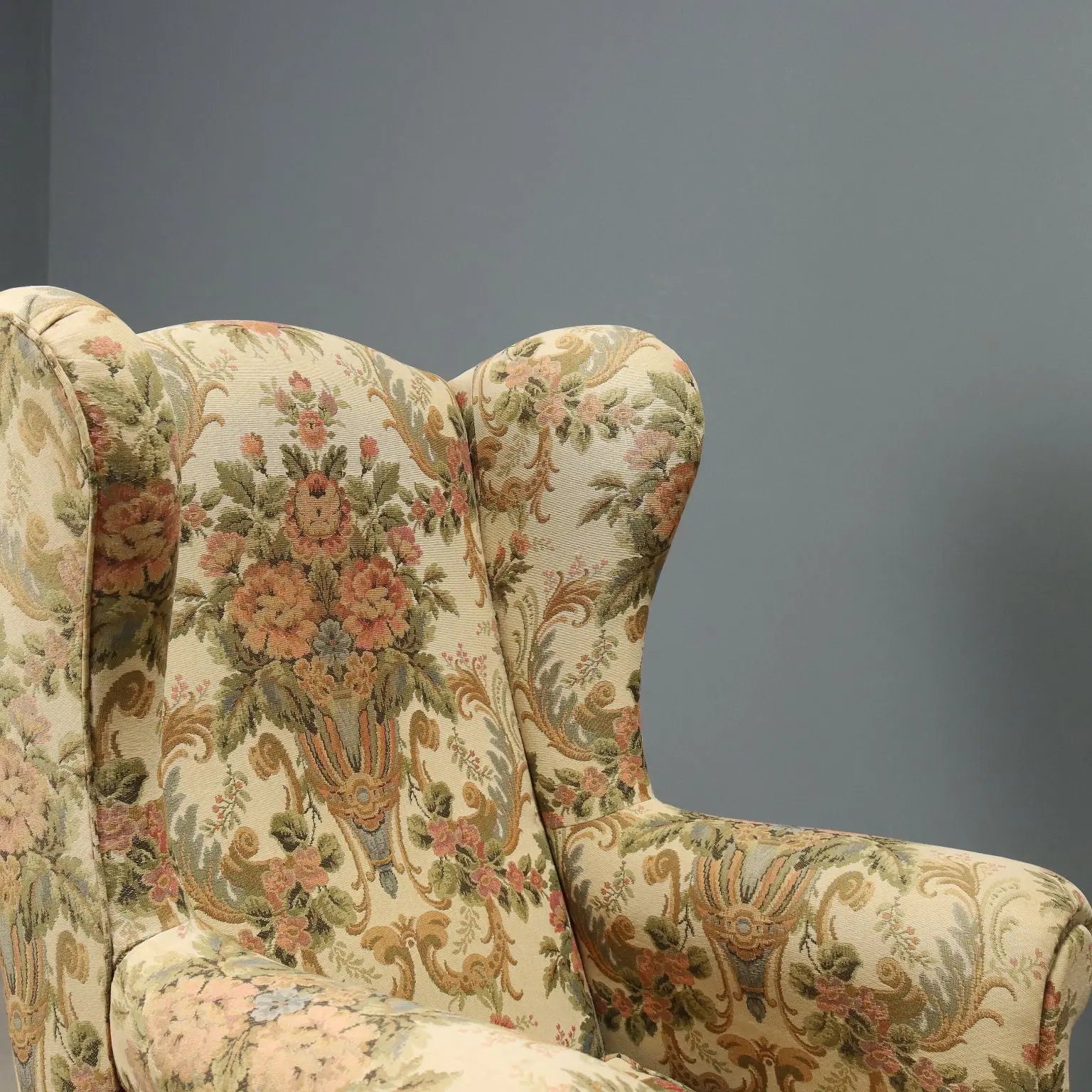 Antique Bergere Armchairs Beech Fabric Italy XX Century - Italy, Early XX Century | Antiques | Seating