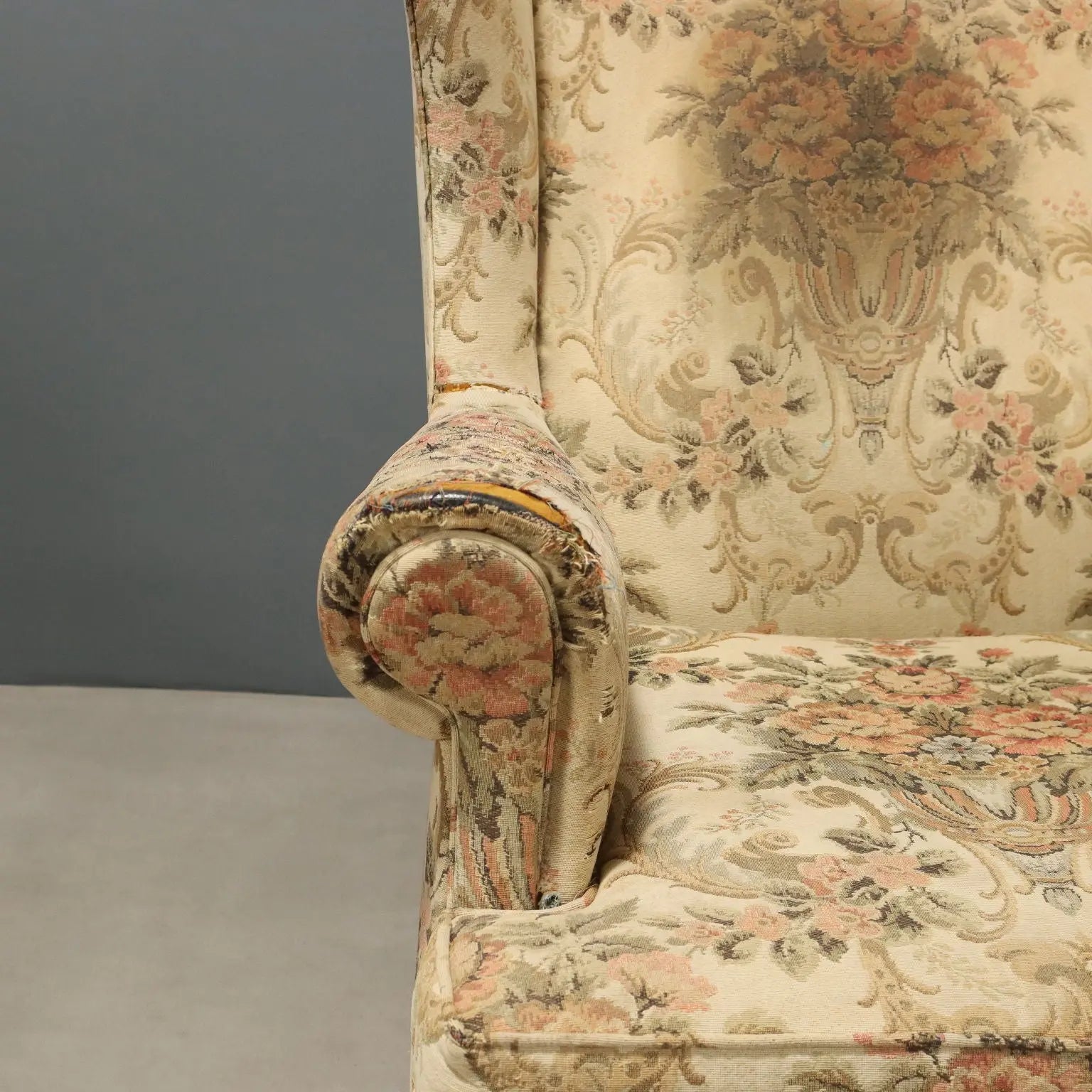 Antique Bergere Armchairs Beech Fabric Italy XX Century - Italy, Early XX Century | Antiques | Seating