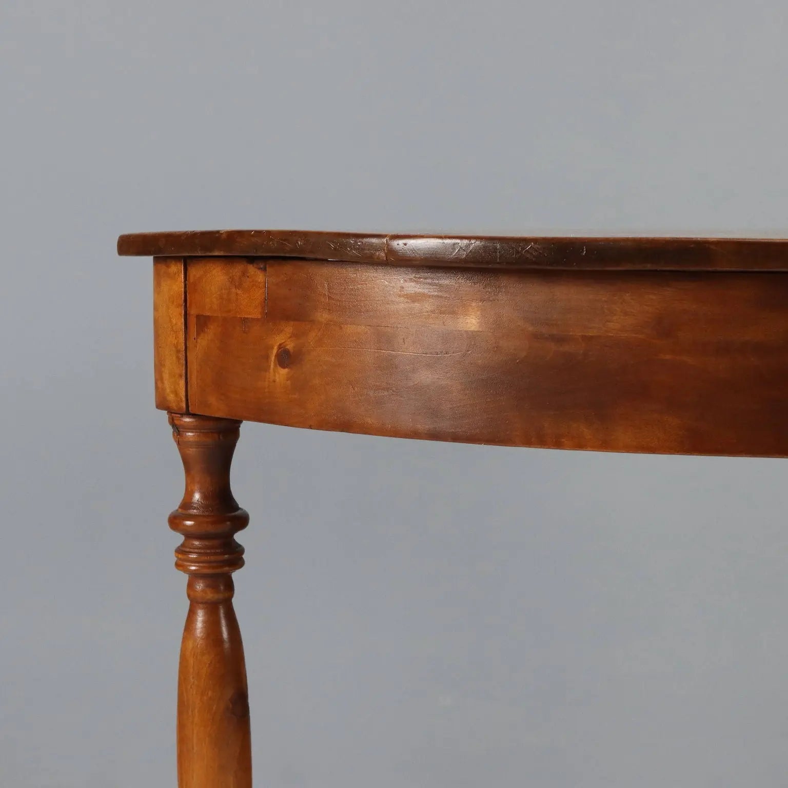 Antique Consoles Walnut Half-Moon Top Italy XX Century - Italy, Early XX Century | Antiques  Consoles