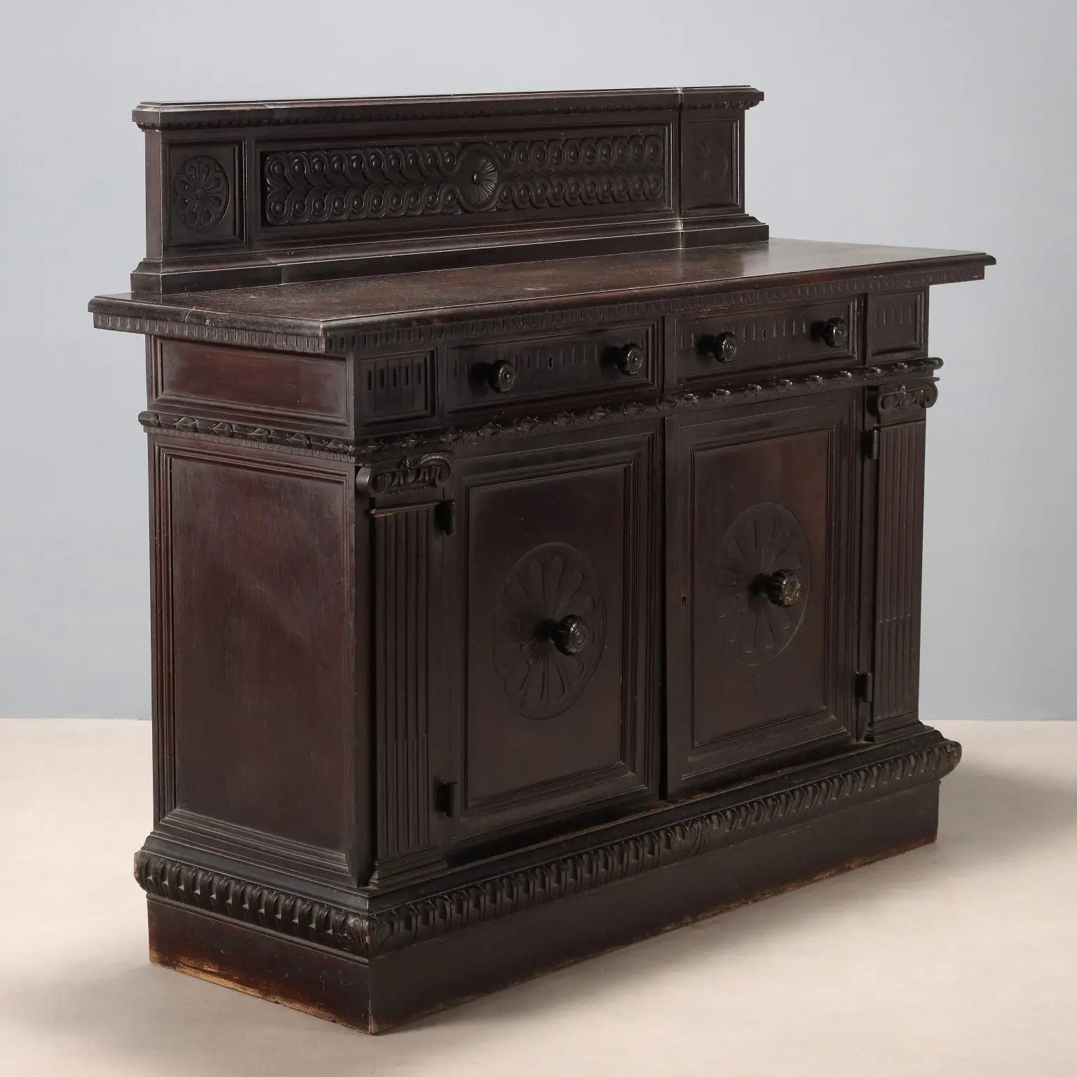 Antique Cupboard Neo-Renaissance Style Walnut Italy XIX Century - Italy, Late XIX Century | Antiques | Cupboards