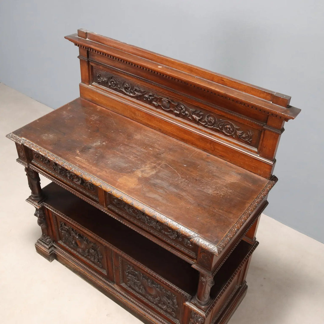 Antique Cupboard Neo-Renaissance Style Walnut XIX Century - Italy, Late XIX Century | Antiques | Cupboards