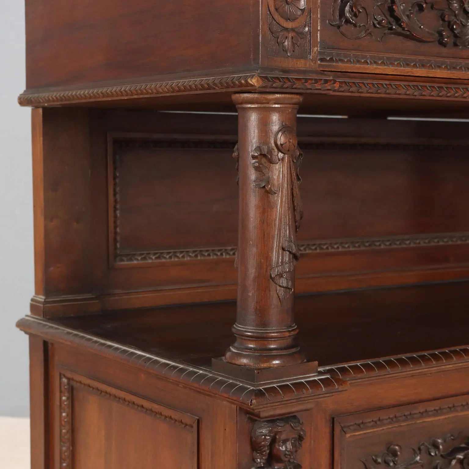 Antique Cupboard Neo-Renaissance Style Walnut XIX Century - Italy, Late XIX Century | Antiques | Cupboards