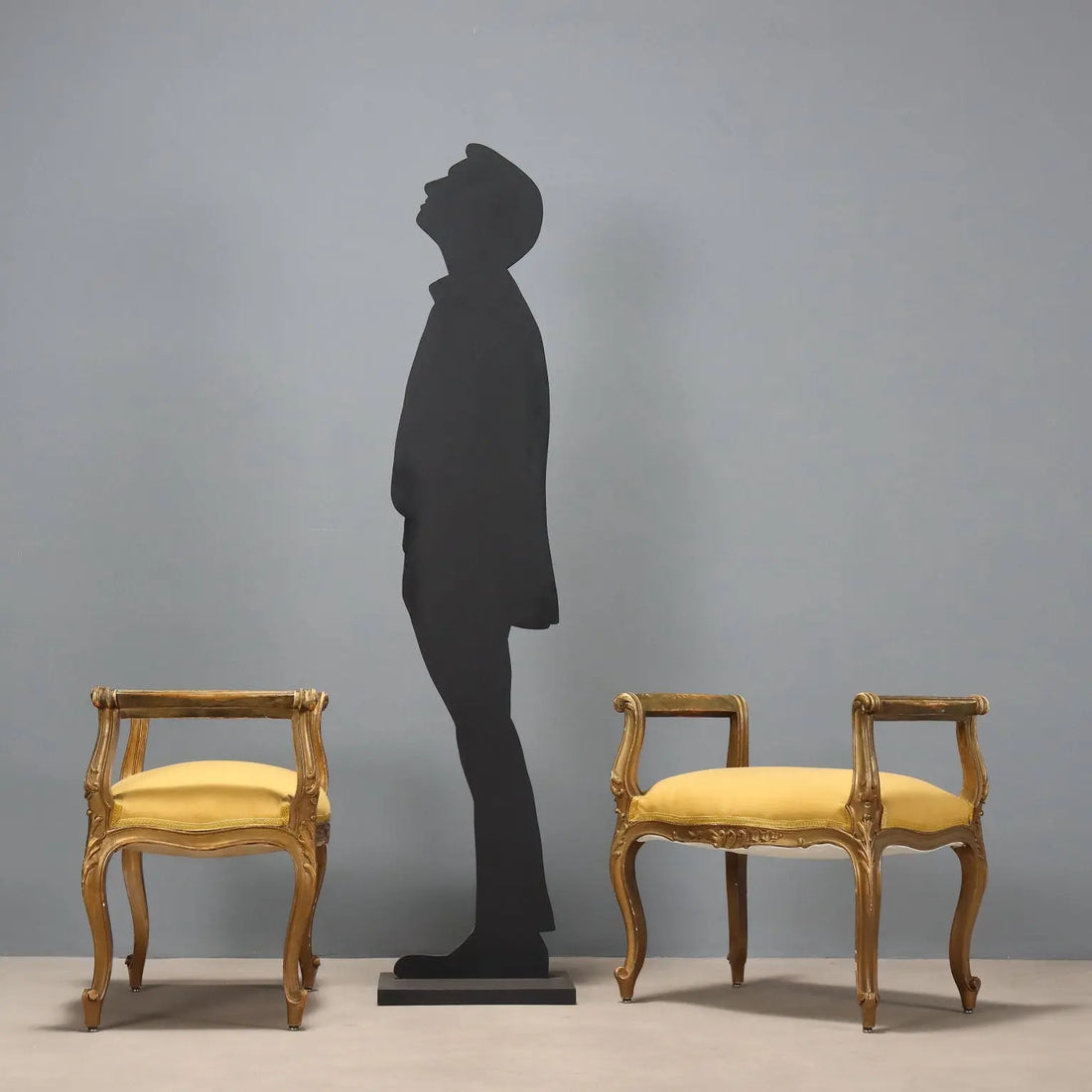 Gilded Barocchetto Benches, Italy, Early 20th Century
