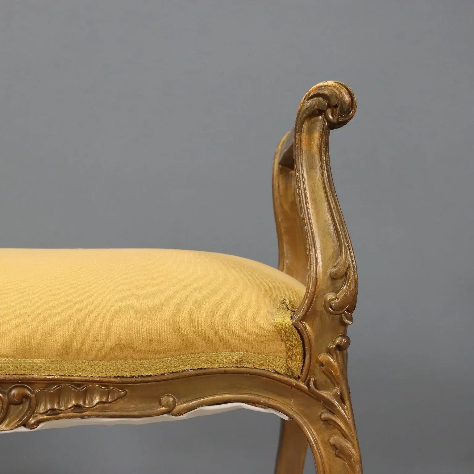 Gilded Barocchetto Benches, Italy, Early 20th Century