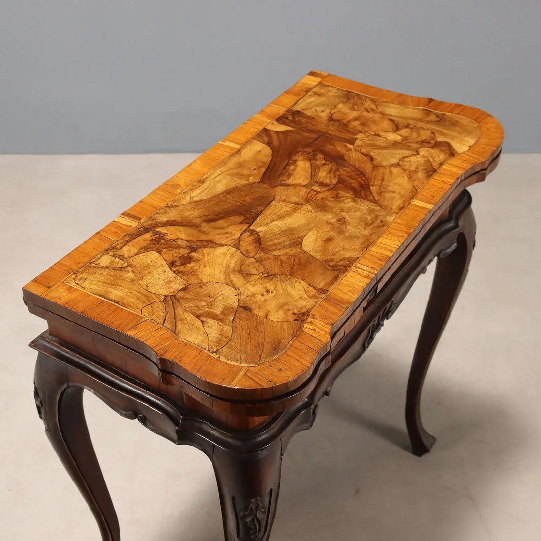 Antique Game Table Walnut Beech Openable Top Italy XX Century - Italy, Early XX Century | Antiques | Side & Coffee Tables