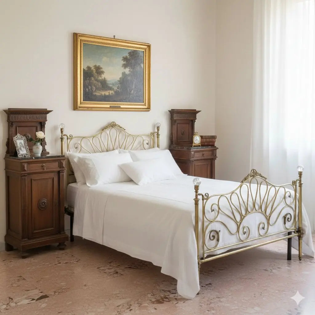 Antique Bedside Tables Neo-Renaissance Walnut Italy XX Century - Italy, Early XX Century | Antiques | Bedside Tables