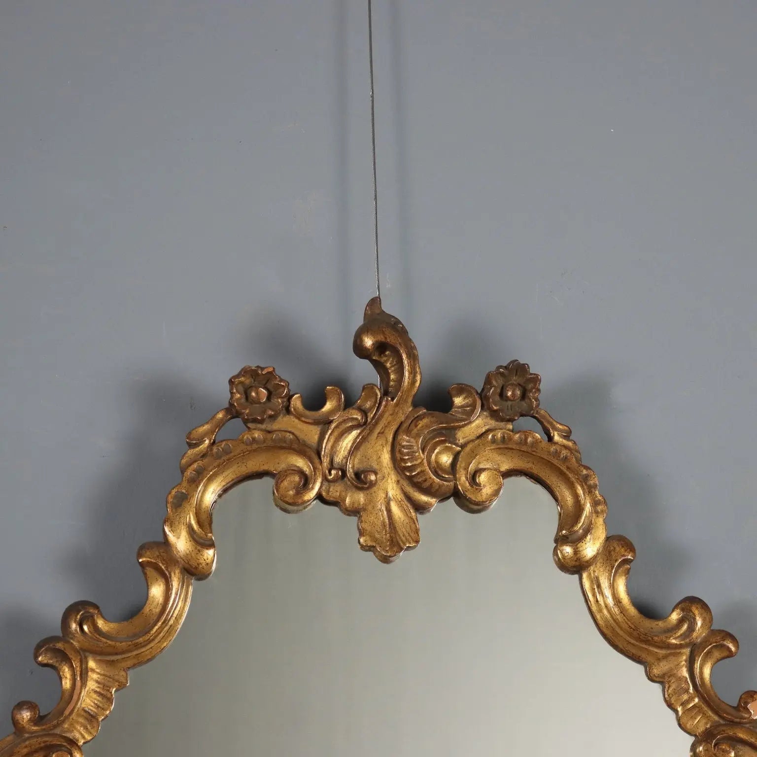 Antique Mirror Carved Gilded Wood Italy Early XX Century - Italy, Early XX Century | Antiques | Mirrors & Frames