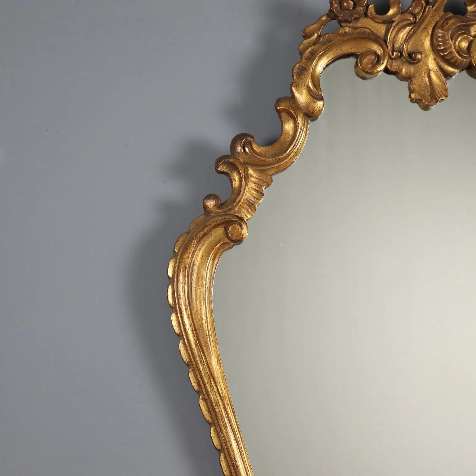 Antique Mirror Carved Gilded Wood Italy Early XX Century - Italy, Early XX Century | Antiques | Mirrors & Frames