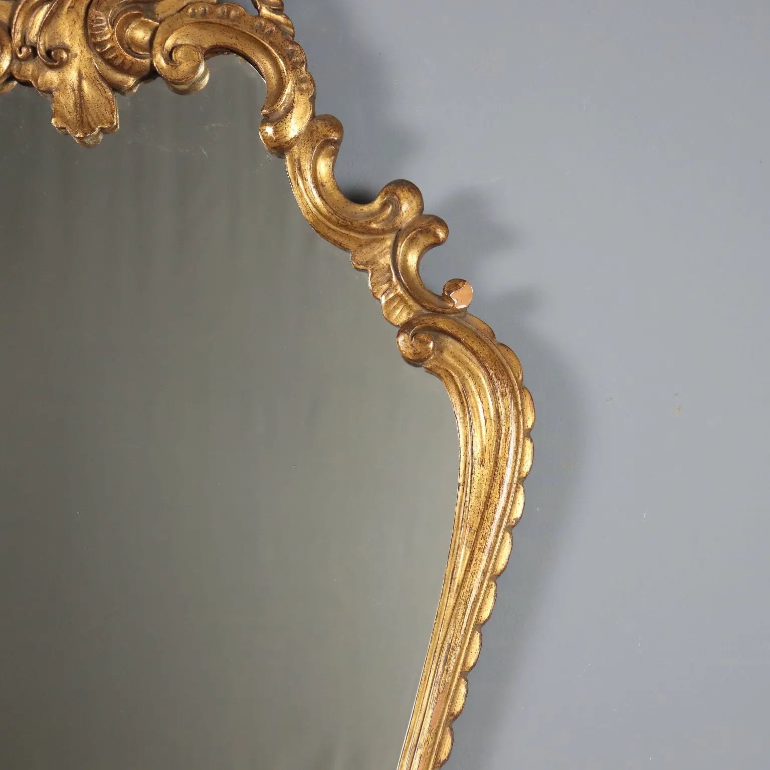 Antique Mirror Carved Gilded Wood Italy Early XX Century - Italy, Early XX Century | Antiques | Mirrors & Frames